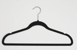 Fashion Space_saving flocked suit hanger with nothes
